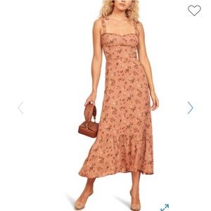 Reformation Nikita Dress in Arianne Pink